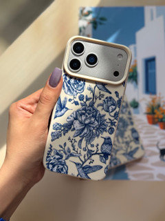قاب آیفون MB001) Blue Blossom)